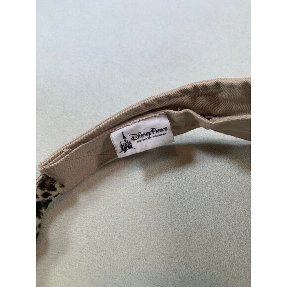 Disney Parks Animal Kingdom Animal Cheetah Print Mickey Visor Hat Cap Adult Size - Picture 7 of 8